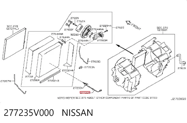  277235V000 Nissan/Infiniti