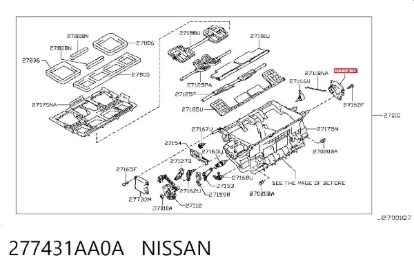  277431AA0A Nissan/Infiniti