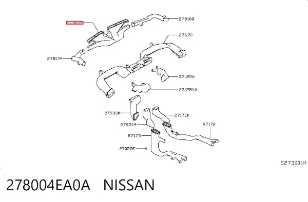  278004EA0A Nissan/Infiniti