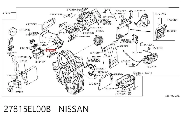  27815EL00B Nissan/Infiniti