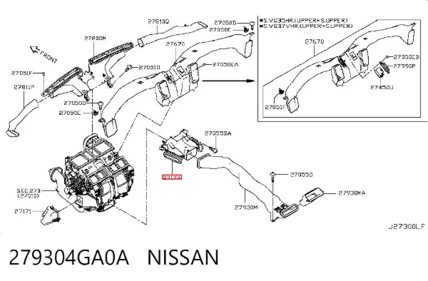  279304GA0A Nissan/Infiniti
