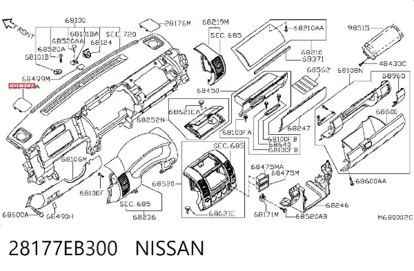  28177EB300 Nissan/Infiniti