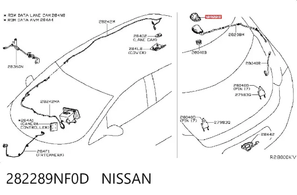  282289NF0D Nissan/Infiniti