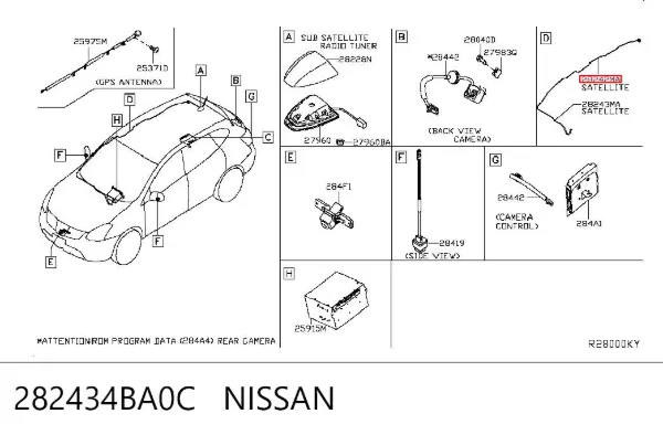  282434BA0C Nissan/Infiniti