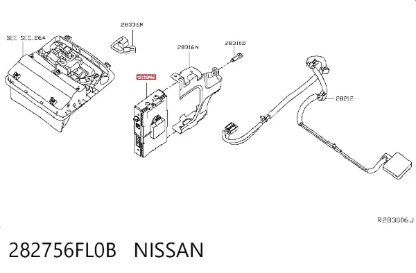  282756FL0B Nissan/Infiniti