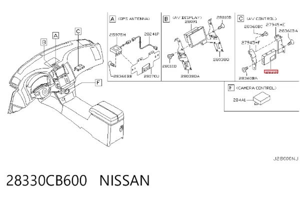  28330CB600 Nissan/Infiniti