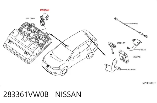  283361VW0B Nissan/Infiniti
