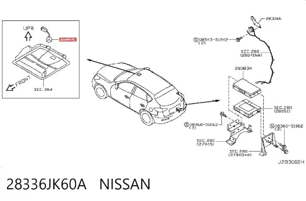 28336JK60A Nissan/Infiniti