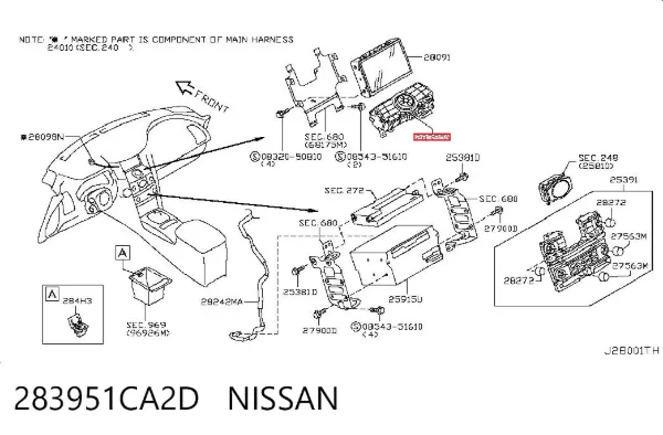  283951CA2D Nissan/Infiniti