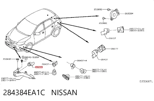  284384EA1C Nissan/Infiniti
