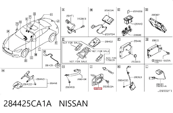  284425CA1A Nissan/Infiniti