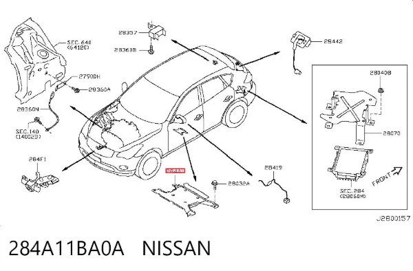  284A11BA0A Nissan/Infiniti