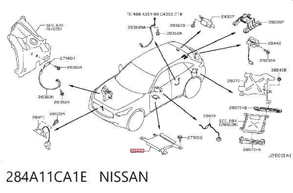  284A11CA1E Nissan/Infiniti