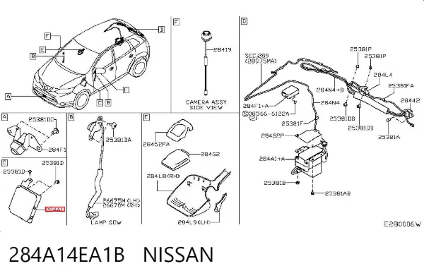  284A14EA1B Nissan/Infiniti