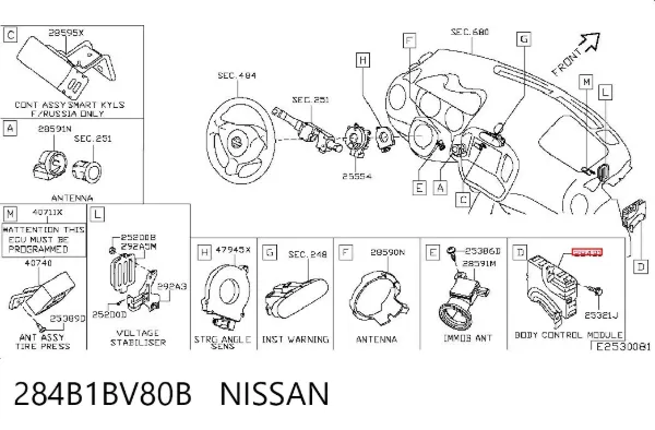 Блок комфорту Nissan JUKE NMUK
