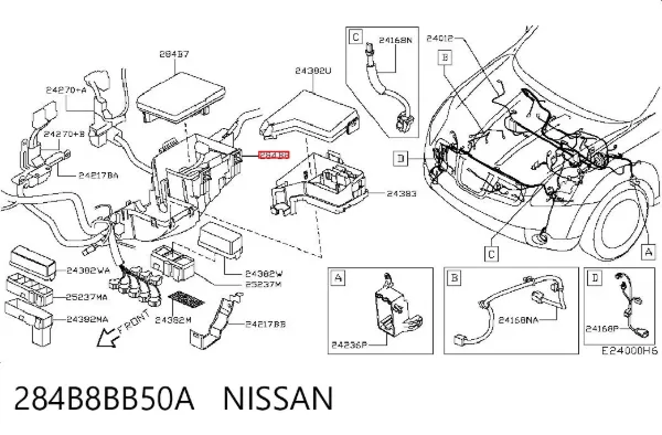  284B8BB50A Nissan/Infiniti