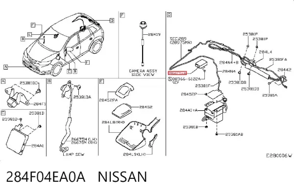  284F04EA0A Nissan/Infiniti