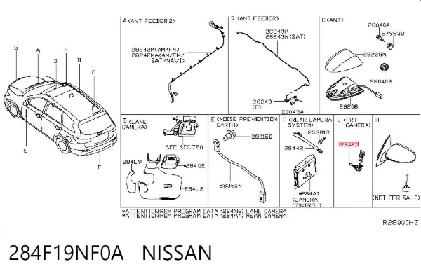  284F19NF0A Nissan/Infiniti