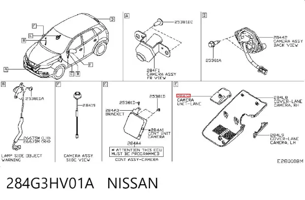  284G3HV01A Nissan/Infiniti