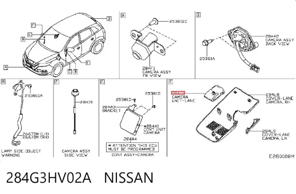  284G3HV02A Nissan/Infiniti