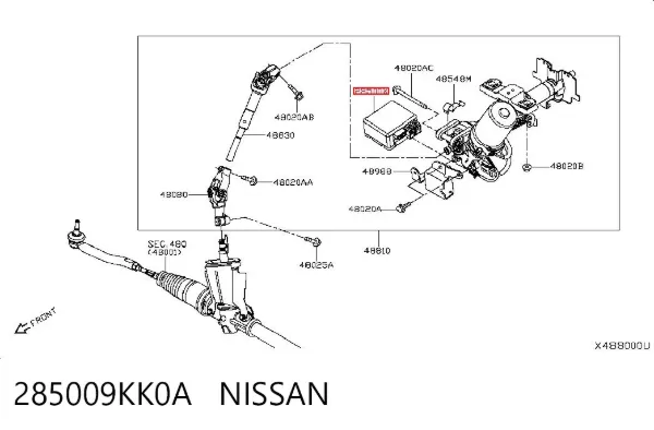  285009KK0A Nissan/Infiniti