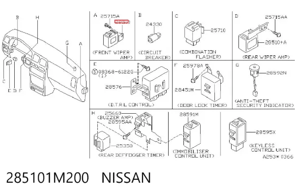  285101M200 Nissan/Infiniti