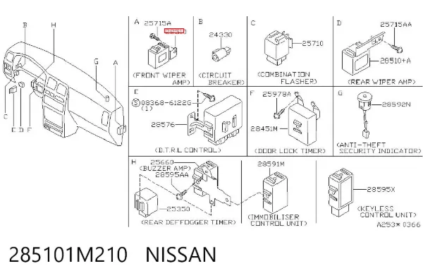  285101M210 Nissan/Infiniti