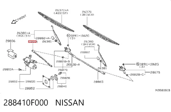  288410F000 Nissan/Infiniti
