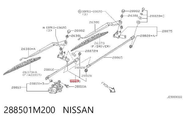  288501M200 Nissan/Infiniti