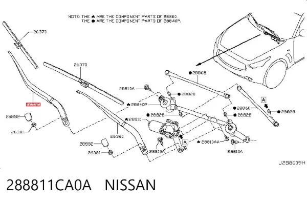  288811CA0A Nissan/Infiniti