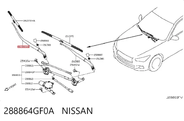  288864GF0A Nissan/Infiniti