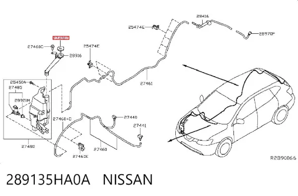  289135HA0A Nissan/Infiniti