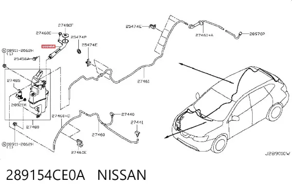  289154CE0A Nissan/Infiniti