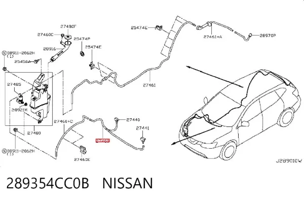  289354CC0B Nissan/Infiniti