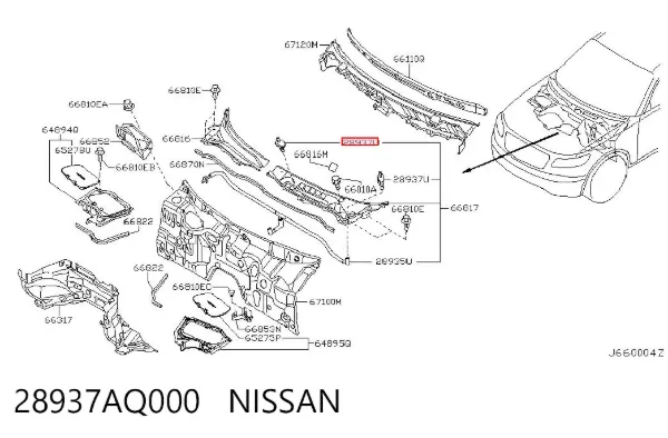  28937AQ000 Nissan/Infiniti