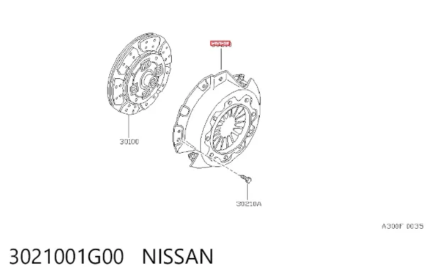 Корзина зчеплення 3021001G00 Nissan/Infiniti