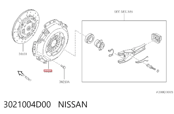 Корзина зчеплення 3021004D00 Nissan/Infiniti