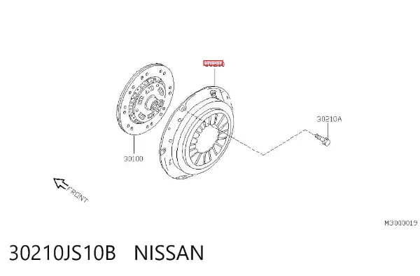 Корзина зчеплення 30210JS10B Nissan/Infiniti