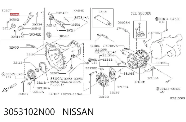 Вилка зчеплення Nissan Terrano II