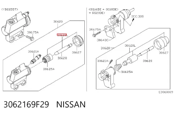  3062169F29 Nissan/Infiniti