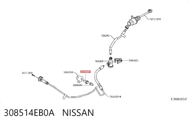  308514EB0A Nissan/Infiniti