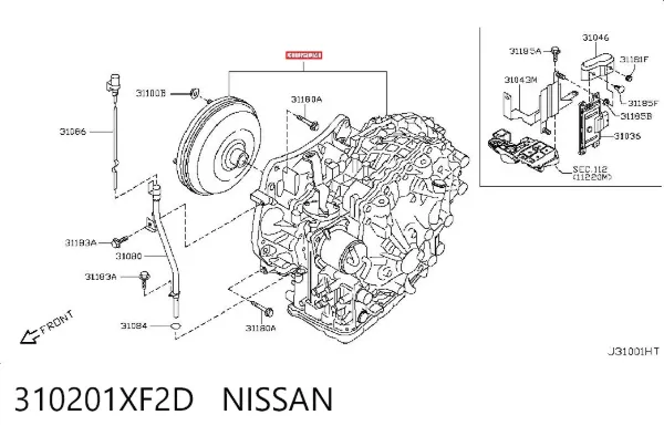 АКПП 310201XF2D Nissan/Infiniti