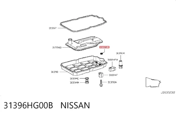 Магніт АКПП 31396HG00B Nissan/Infiniti