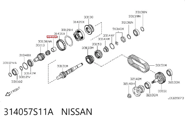  314057S11A Nissan/Infiniti