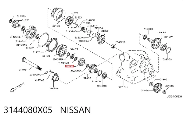  3144080X05 Nissan/Infiniti