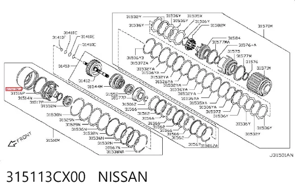  315113CX00 Nissan/Infiniti