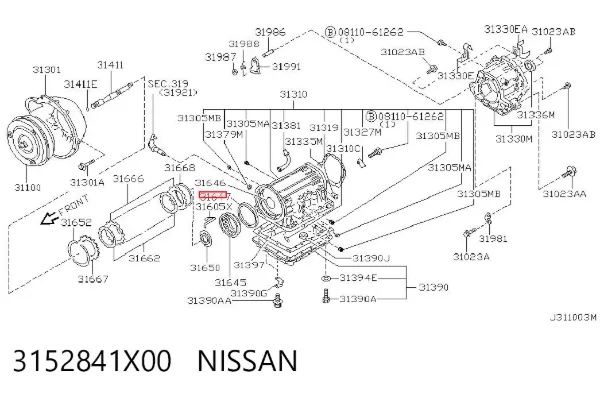  3152841X00 Nissan/Infiniti