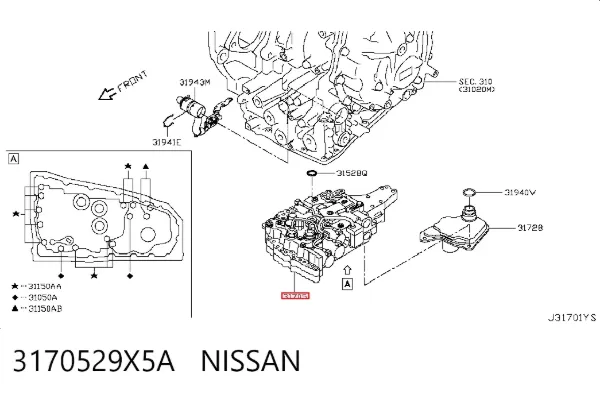  3170529X5A Nissan/Infiniti