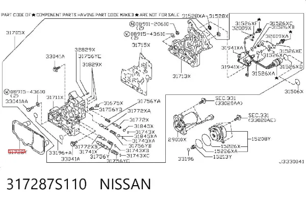 Фільтр АКПП Nissan Pathfinder R51M