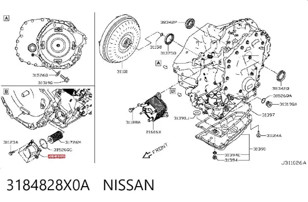  3184828X0A Nissan/Infiniti